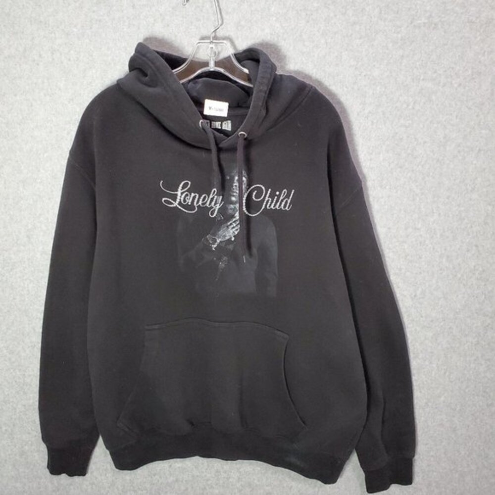 YoungBoy Never Broke‎ Again Men Hoodie Large Black Lonely Child Hip Hop Rap